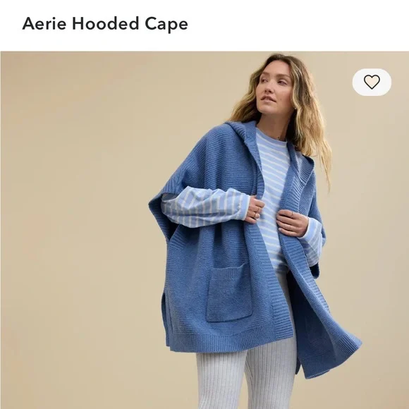Aerie Blue Women's Cardigan Sweater - Picture 3 of 4